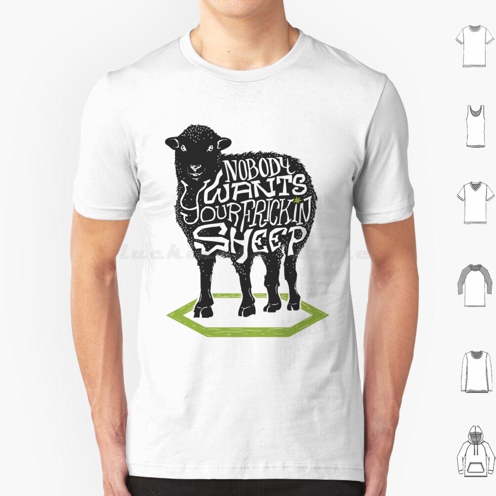 Board Game Catan - 誰もあなたの羊を望んでいない（ライト）Tシャツ ビッグサイズ 綿100% カタン セトラーズ・オブ・カタン ボードゲーム