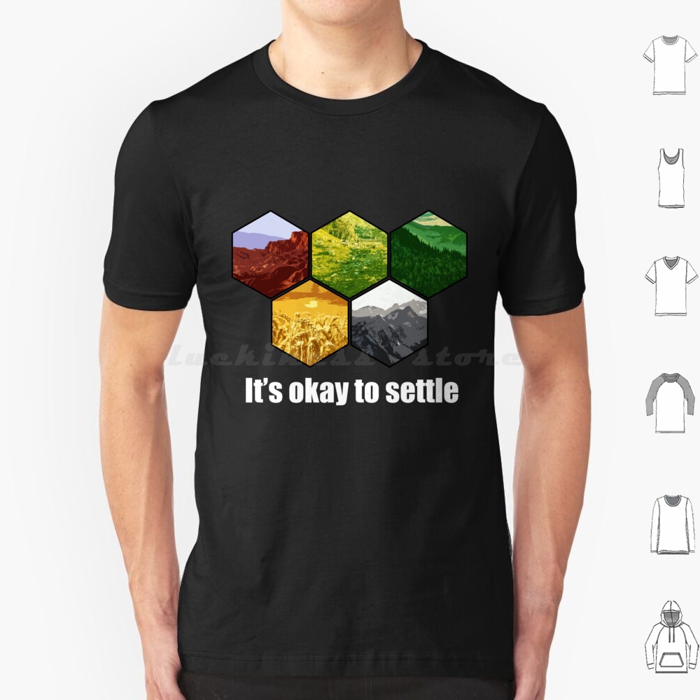 Board Game Catan - TシャツをカスタムプリントするのはOKです コットン製 メンズ レディース DIYプリント カタン