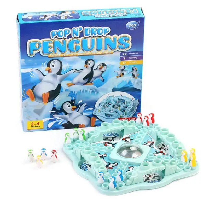 Board Game Land - マルチペンギンの飛行チェスパーティーボードゲーム、家族の友人の競争、インタラクティブな回路基板、テーブルゲームおもちゃ