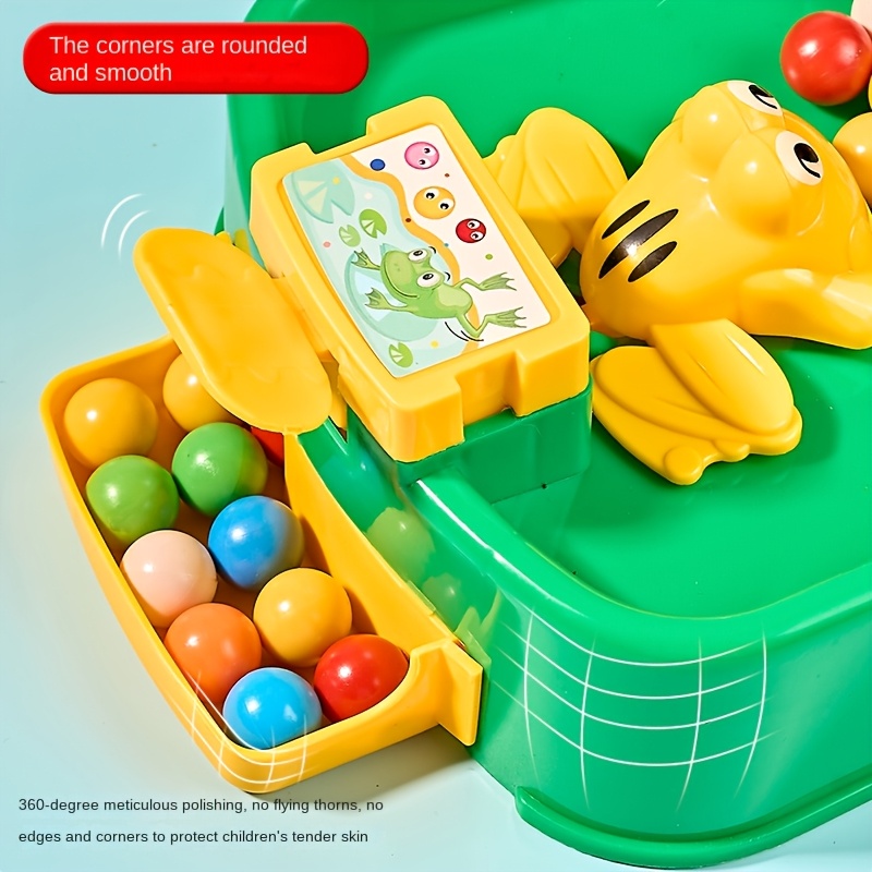 カエルが豆を食べる子供用おもちゃ 貪欲な豆 親子インタラクテ - Board Game Ludo のレビューと価格