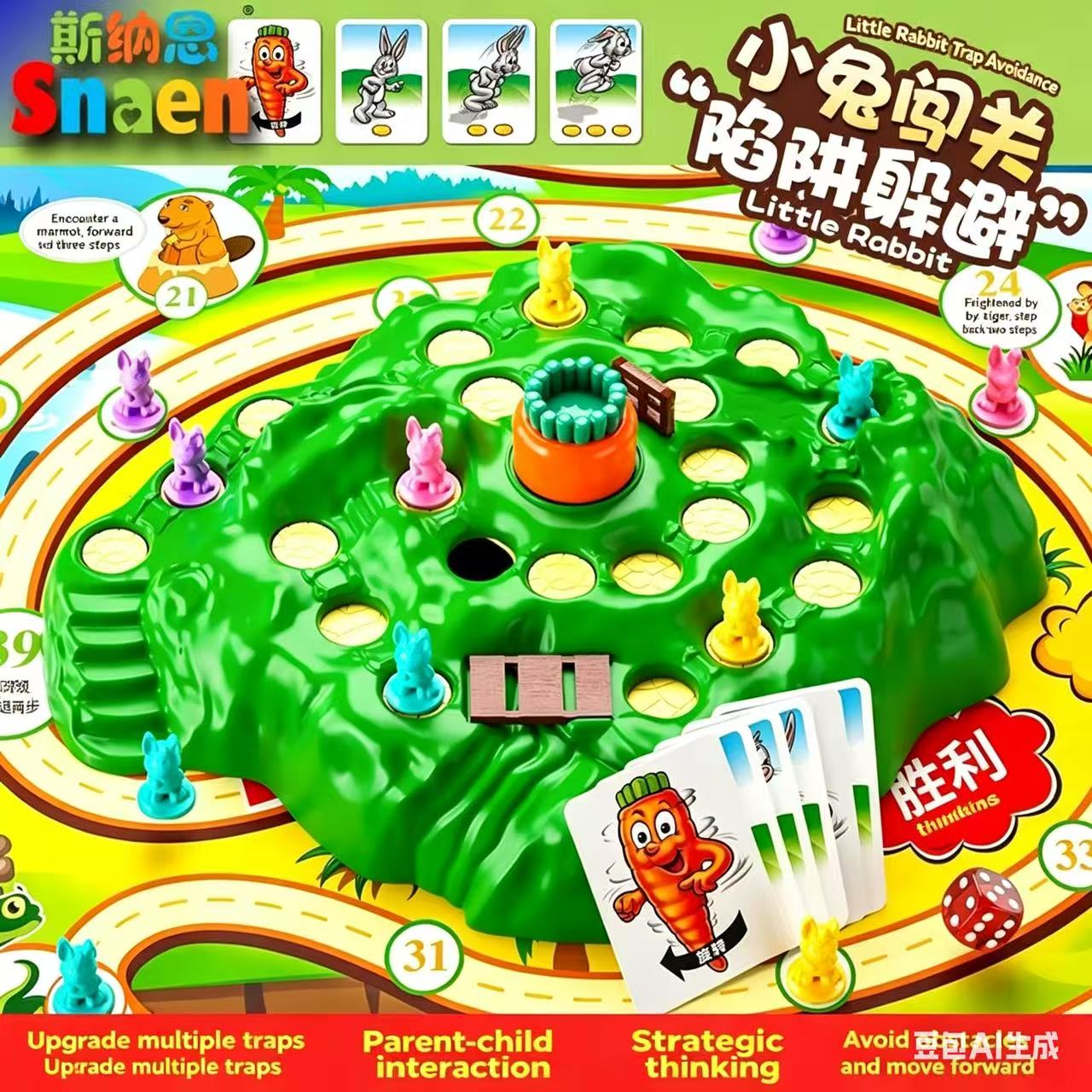 ホットセール楽しいおもちゃウサギトラップアップグレード版ボー - Board Game Land のレビューと価格