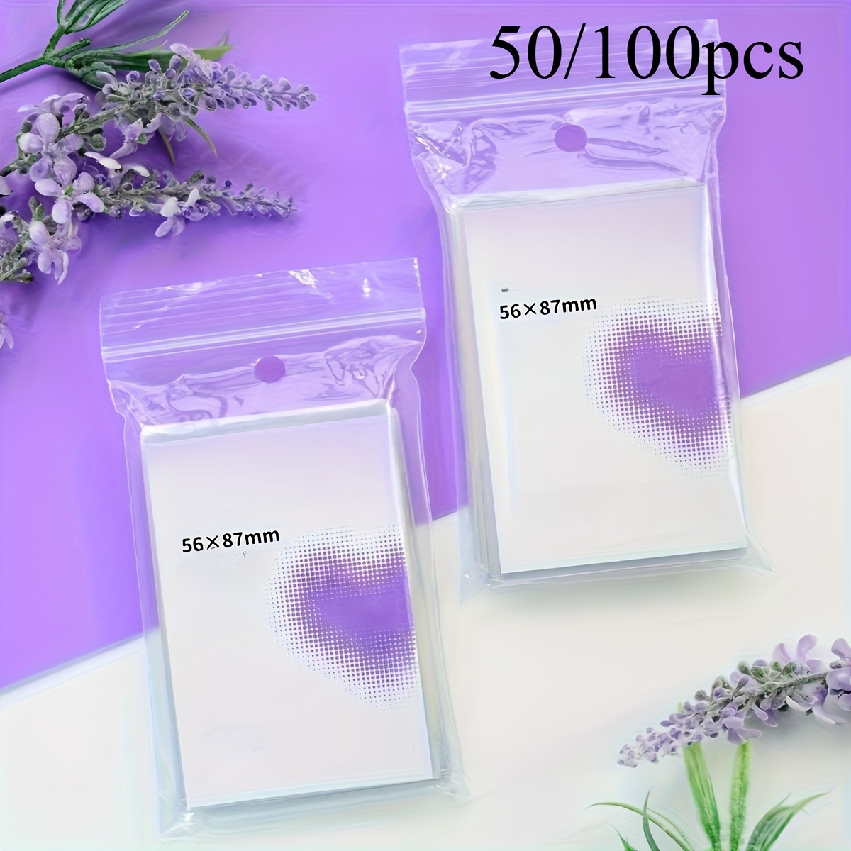 50/100枚入り高精細カードスリーブ、56x87mm -  - Card Sleeves Protector のレビューと価格