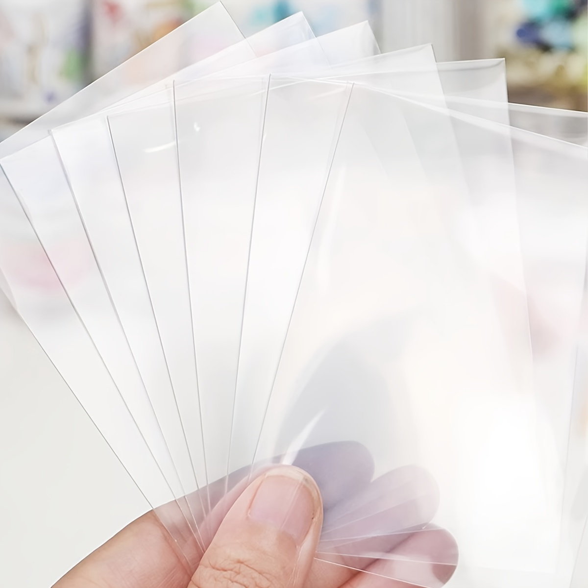 50/100枚入り高精細カードスリーブ、56x87mm -  - Card Sleeves Protector のレビューと価格