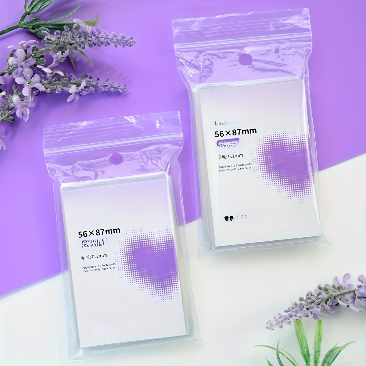 50/100枚入り高精細カードスリーブ、56x87mm -  - Card Sleeves Protector のレビューと価格
