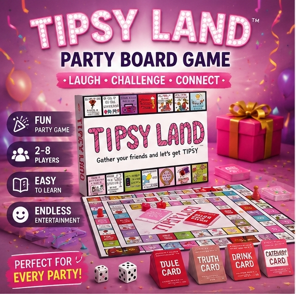 ティプシーランドのパーティーギフト、ボードゲーム、友達と楽し - Board Game Land のレビューと価格