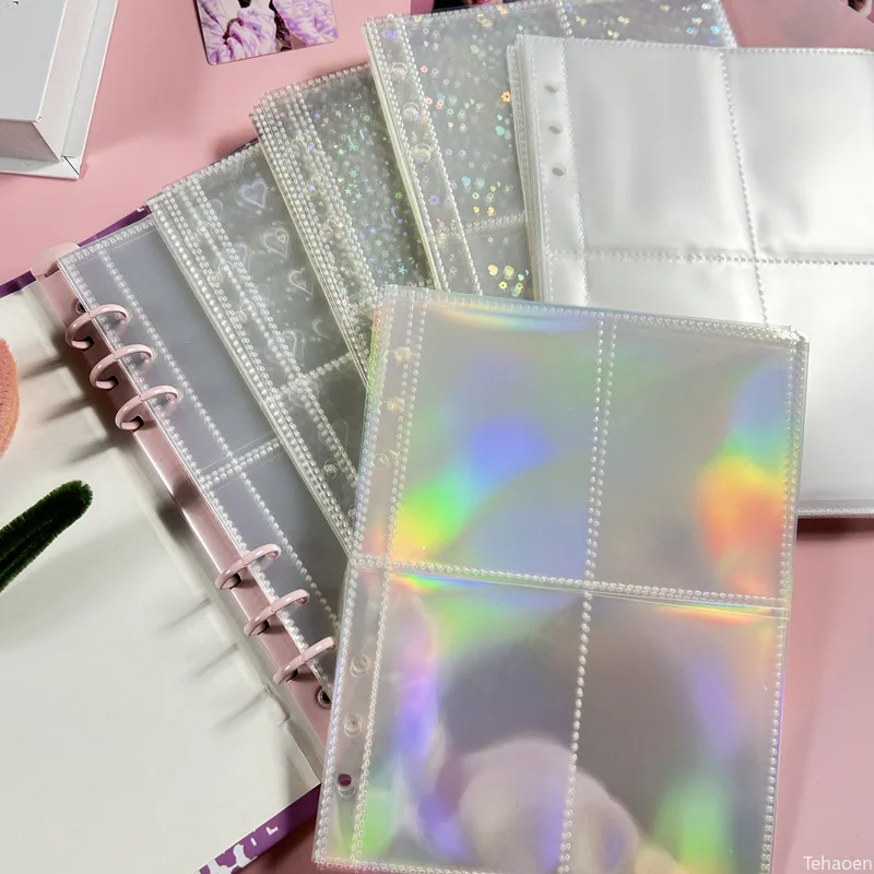 1-4グリッド透明フォトカードバインダーインナーページ、多ポ - Card Sleeves Protector のレビューと価格