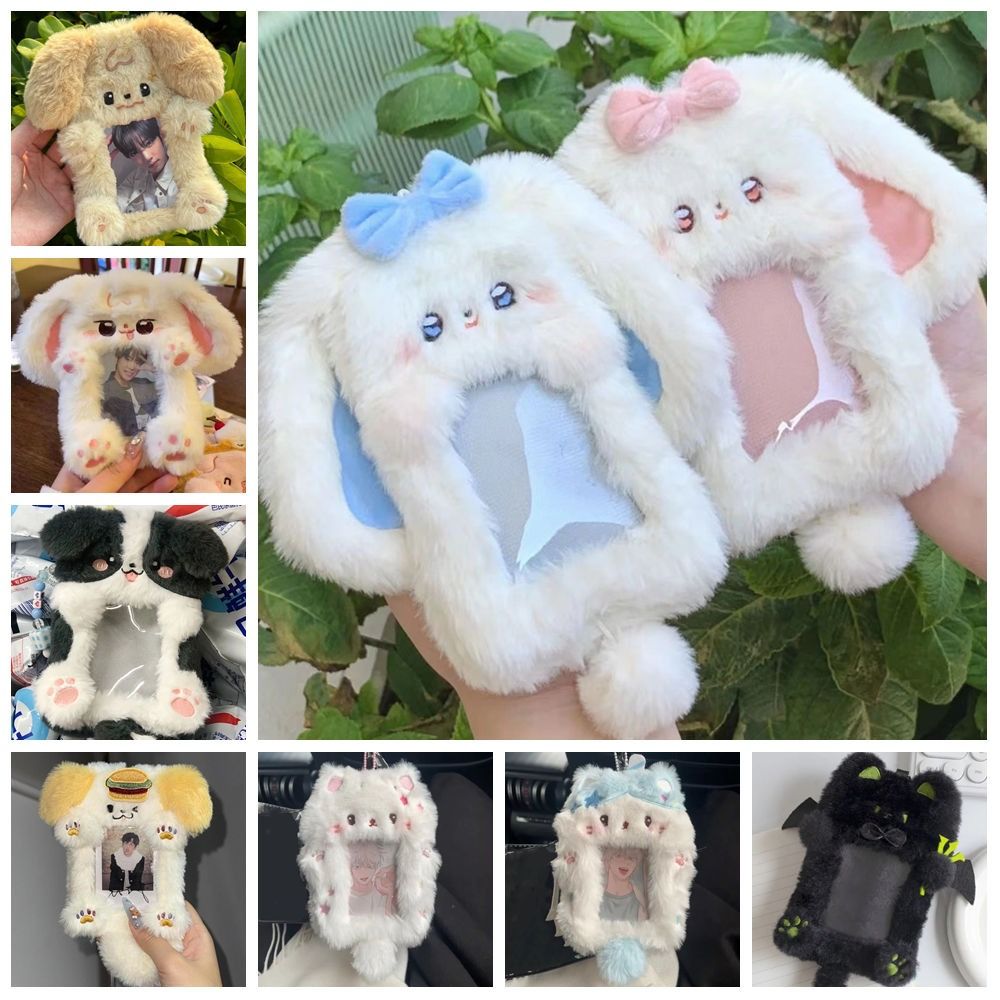 漫画多機能フォトカードケースウサギ/犬/猫カードケース大きな - Card Sleeves Protector のレビューと価格