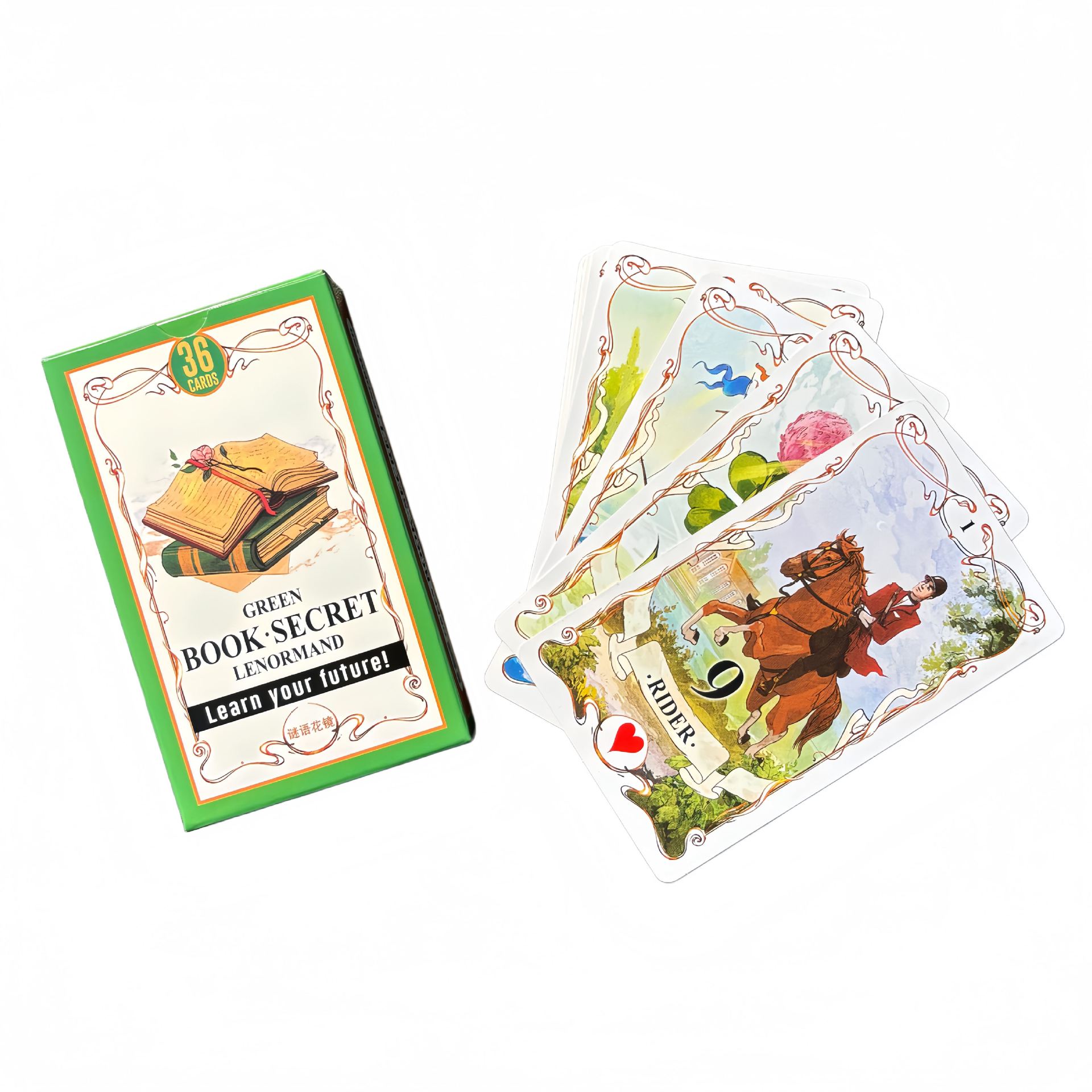 36枚入り グリーンブック シークレット ルノルマン オラク - Board Game Yearbook のレビューと価格