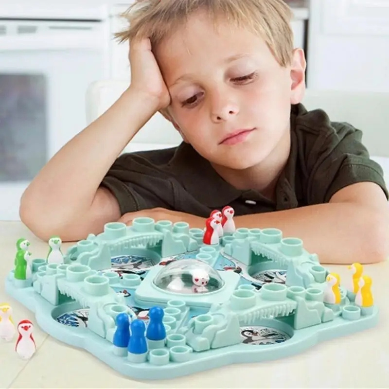 マルチペンギンの飛行チェスパーティーボードゲーム、家族の友人 - Board Game Land のレビューと価格