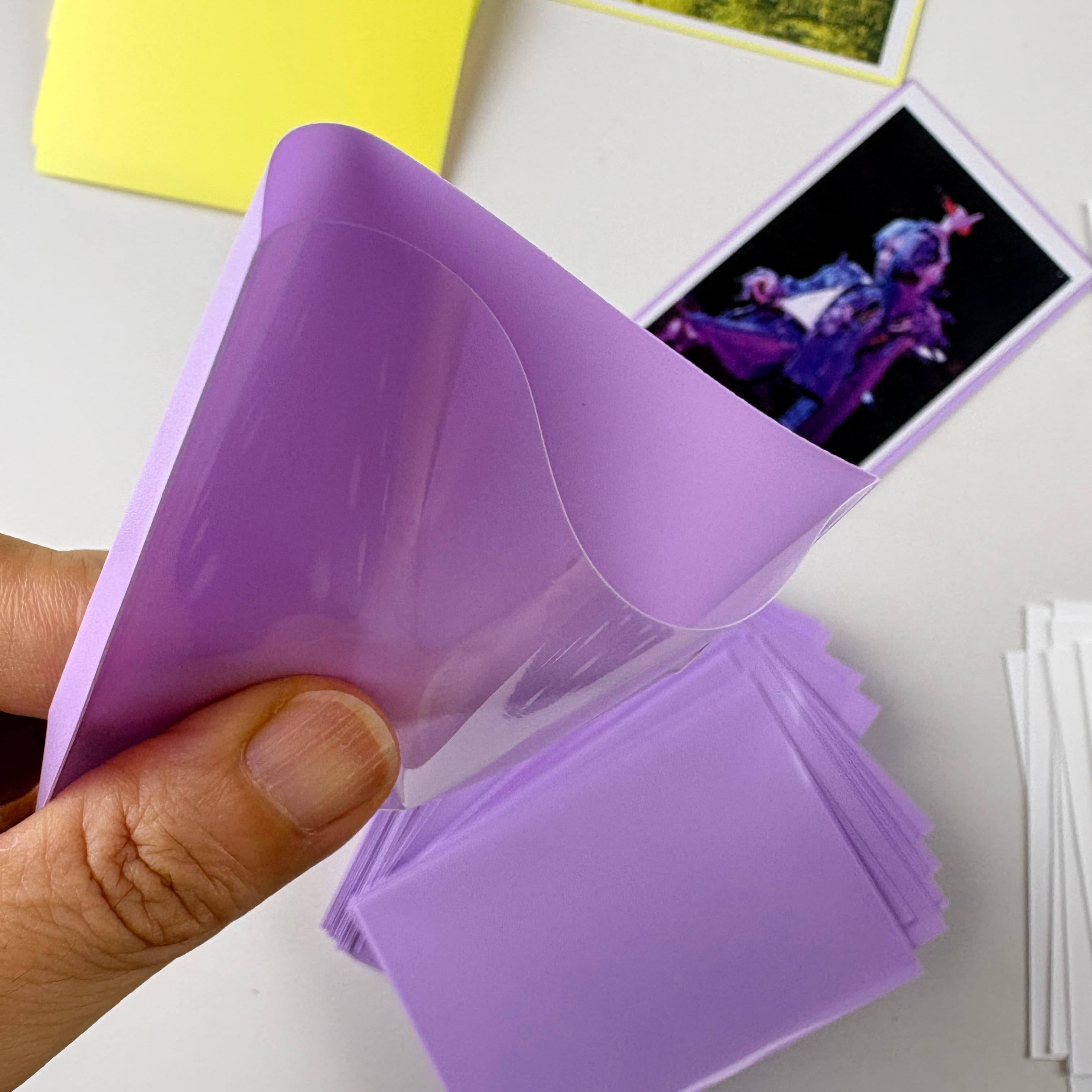 50枚～500枚入り、コレクションカード用スリーブ。サイズは - Card Sleeves Protector のレビューと価格