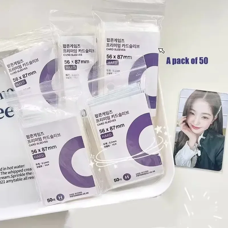 500枚入り 韓国製 カードスリーブ HD透明 K-POPア - Card Sleeves Protector のレビューと価格